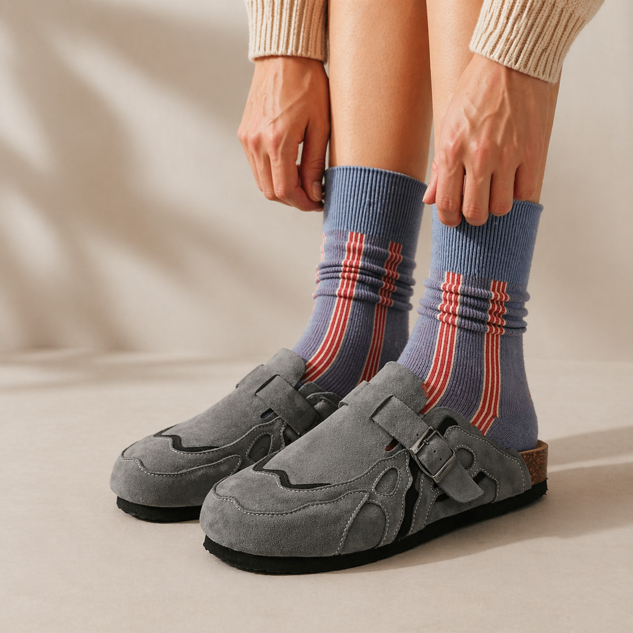 Amscour Wavey Comfort Clogs