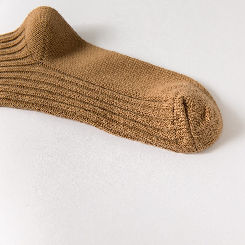 Cashmere Ribbed Socks