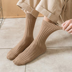 Cashmere Ribbed Socks