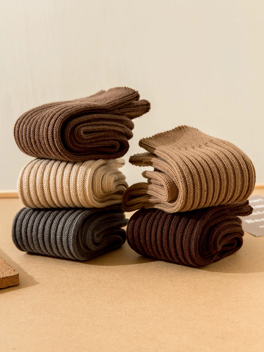 Cashmere Ribbed Socks