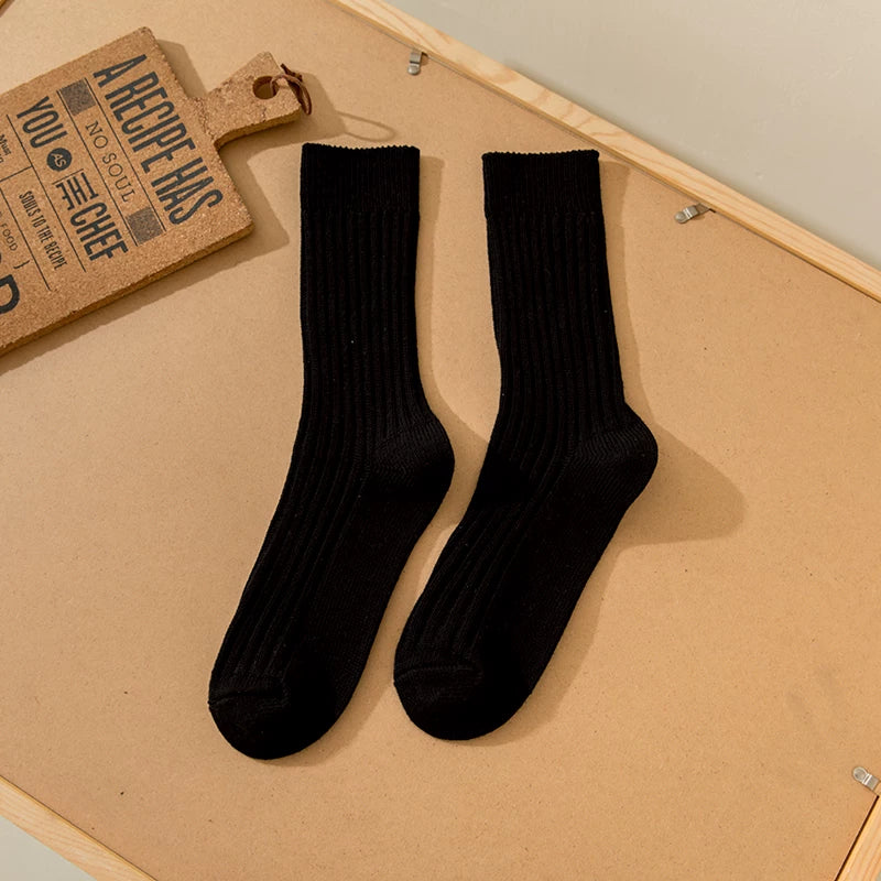 Cashmere Ribbed Socks
