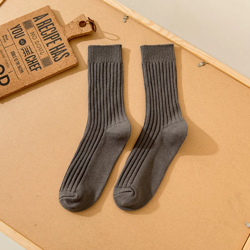 Cashmere Ribbed Socks