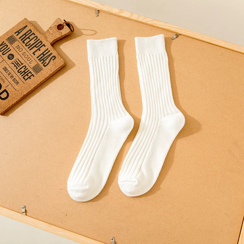 Cashmere Ribbed Socks