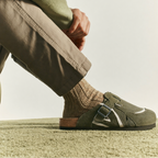 Amscour Wavey Clogs - Army Green