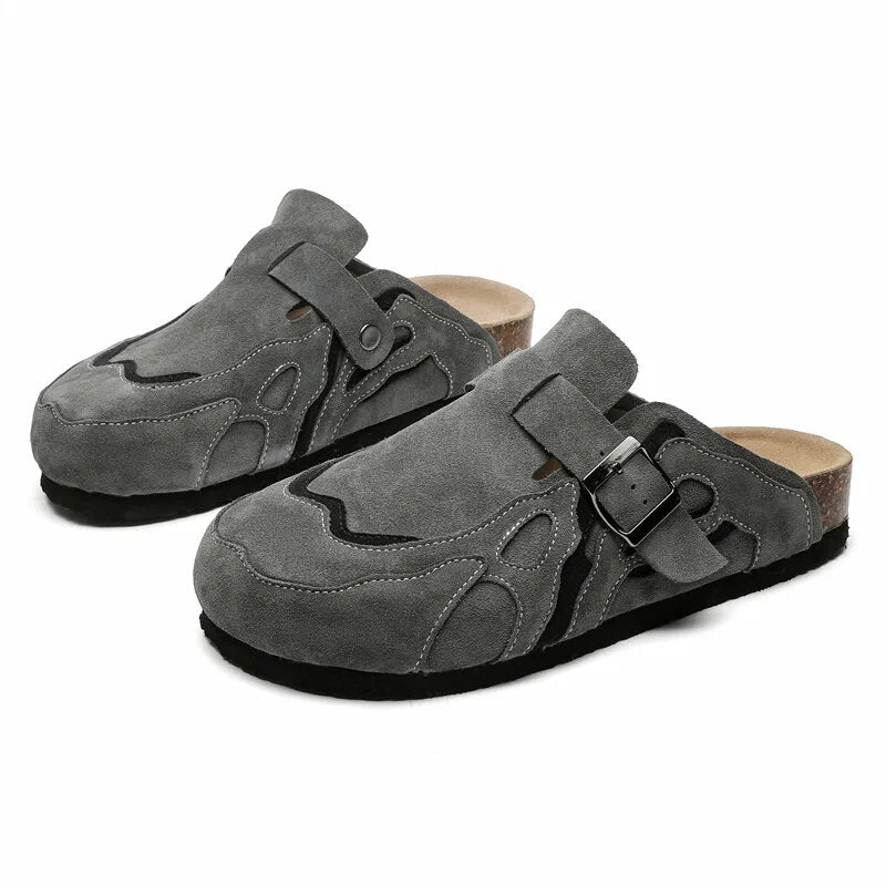 Amscour Wavey Clogs - Grey