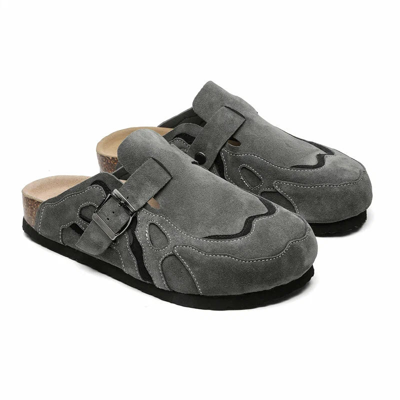 Amscour Wavey Clogs - Grey