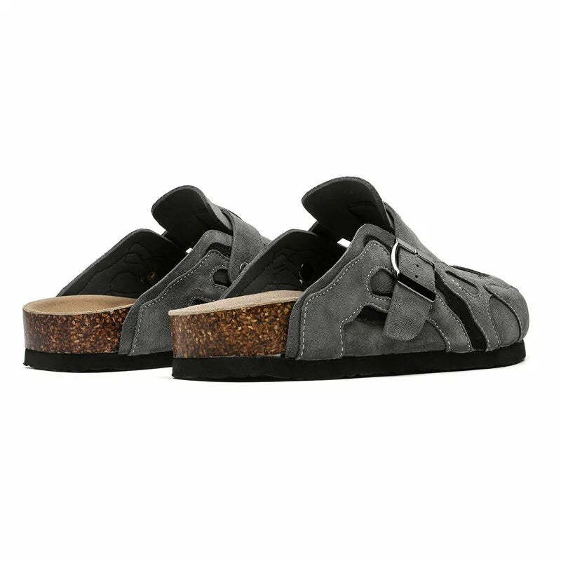 Amscour Wavey Clogs - Grey