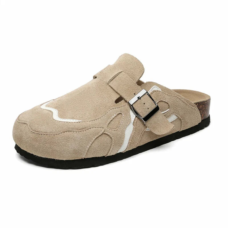 Amscour Wavey Clogs - Beige